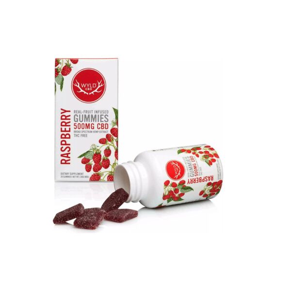 500MG RASPBERRY CBD GUMMIES WYLD