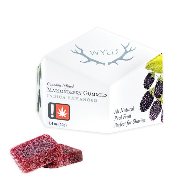 100MG MARIONBERRY INDICA WYLD GUMMIES