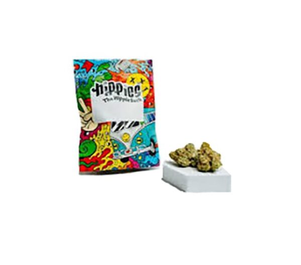 3.5G GARLIC CREAM 22% THC HYBRID HIPPIES FLOWER