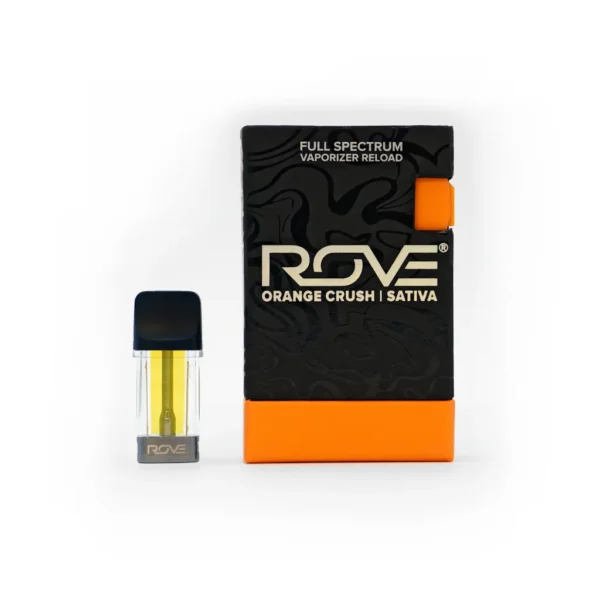.85G ORANGE CRUSH 88.1% THC SATIVA MELTED DIAMONDS FULL SPECTRUM POD ROVE