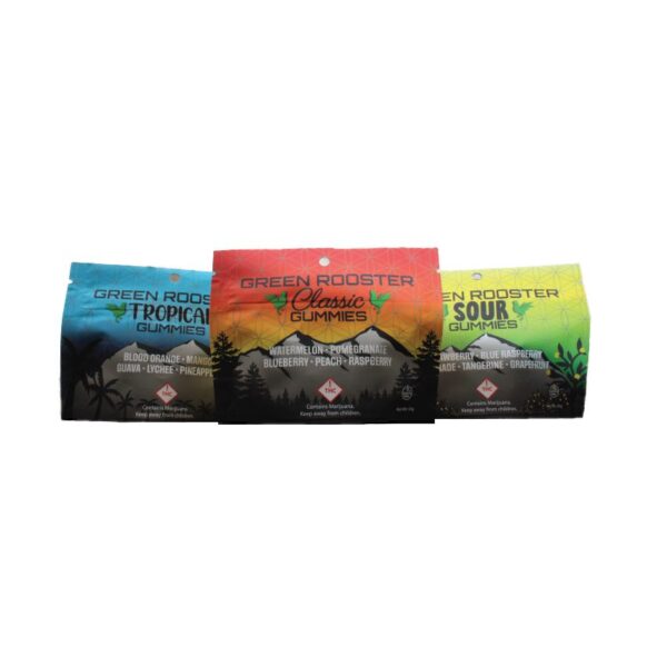SATIVA ENERGY VARIETY 100MG GREEN ROOSTER TSAA