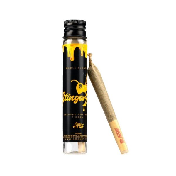 1G LEMON BREAD 44.5% THC INFUSED PREROLL SATIVA AMA Plastic Tube